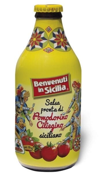 CONTORNO CHERRY TOMATOES SAUCE 12x330g btl