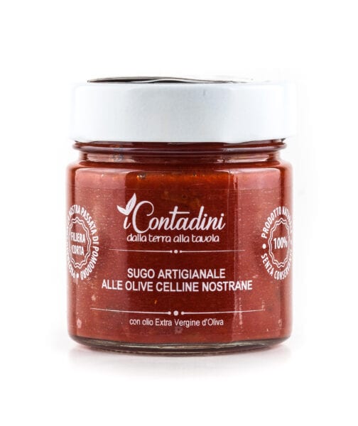 iCONTADINI SAUCE WITH CELLINE OLIVES 12x250g