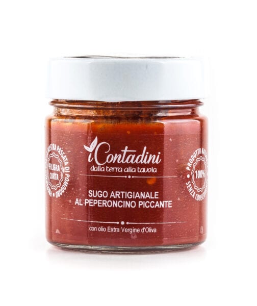 iCONTADINI SAUCE WITH CHILLI PEPPERS 12x250g