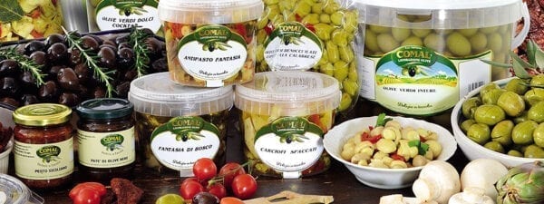 COMAL SICILIAN SEASONED BLACK OLIVES 3kg