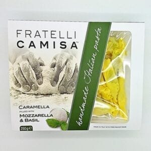 FRATELLI CAMISA MOZZ & BASIL CARAMELLA 250g