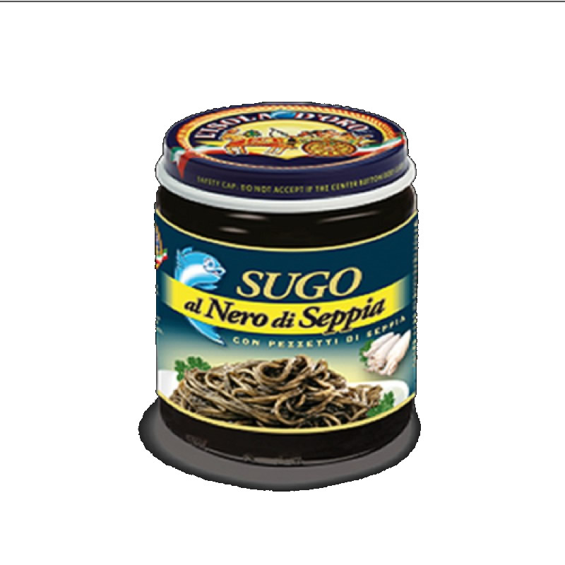ISOLA DORO SUGO NERO DI SEPPIA 6x130g - Cibosano