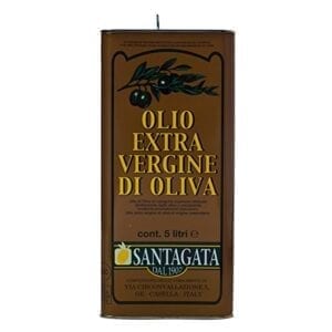 SANTAGATA EXTRA VIRGIN OLIVE OIL 4x5lt tin